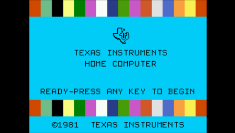 Pantalla Inicio Texas Instruments