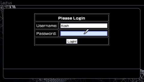 Página de Inicio con Password